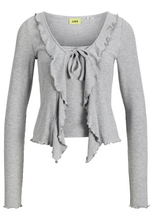 JJXX, JXUMA BOW - Μπλούζα με μακριά μανίκια - light grey melange