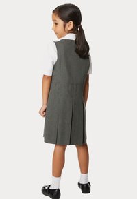 Marks & Spencer PLEATED SCHOOL PINAFORE - Blousejurk - grey