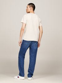 Tommy Jeans SLIM TEE 2 PACK - Basic T-shirt - newsprint/white