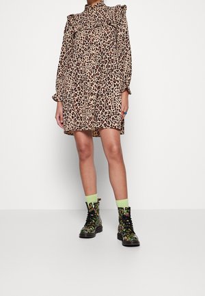 Blusenkleid - brown