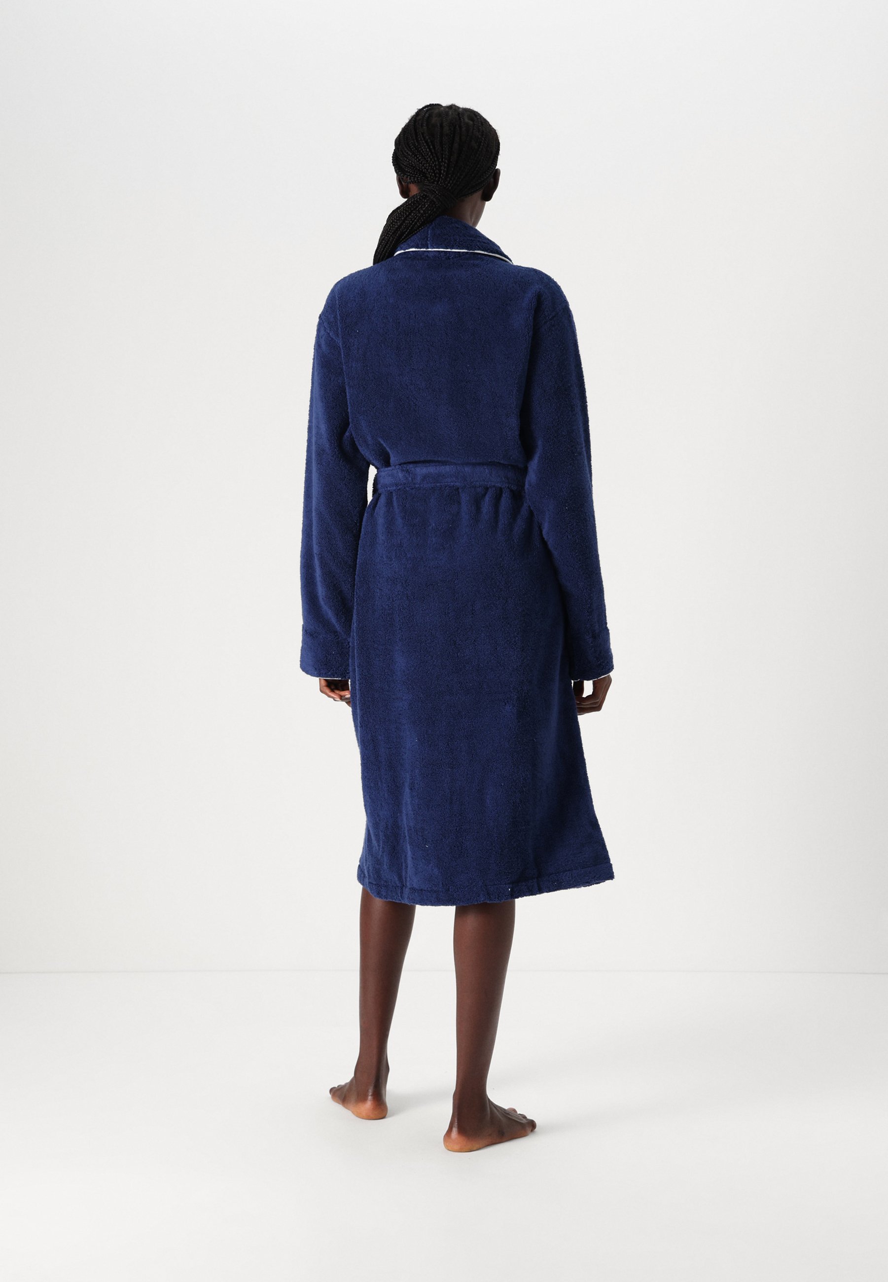 Polo Ralph Lauren ESSENTIALS BATHROBE - Dressing gown - navy/dark