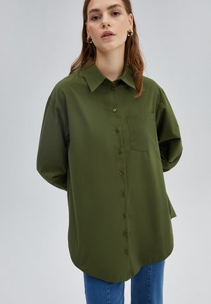 POLIN WITH POCKET - Overhemdblouse - khaki
