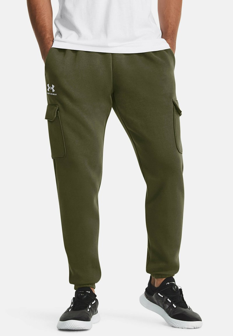 Under Armour Spodnie materiałowe/zielony Zalando.pl