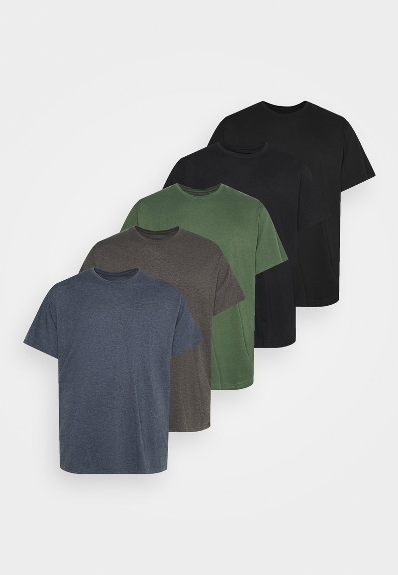 Denim Project 5 PACK Tshirts dark mix color/flerfarget Zalando.no
