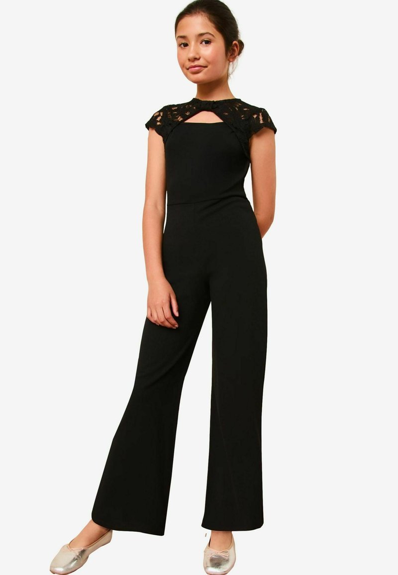 Lipsy REGULAR FIT - LACE YOKE - Mono - black