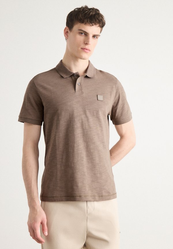 Polo shirt - open beige