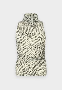 FRANCES  - Top - batik ivory/ black