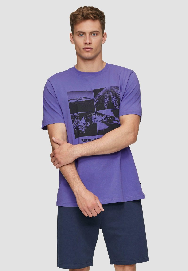 QS FRONT - T-shirt print - lila