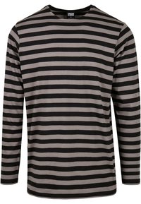 STRIPE LS - Bluză cu mânecă lungă - asphalt/black
