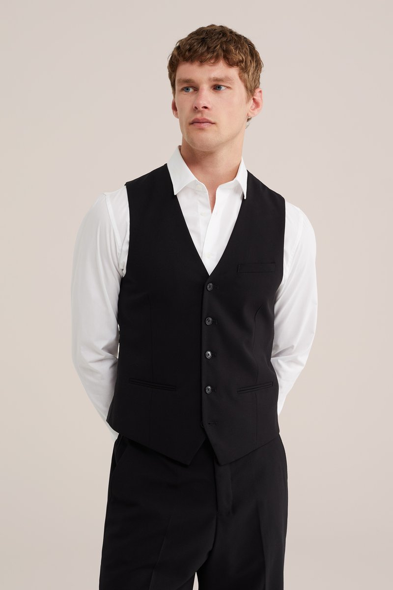 WE Fashion Suit waistcoat - black