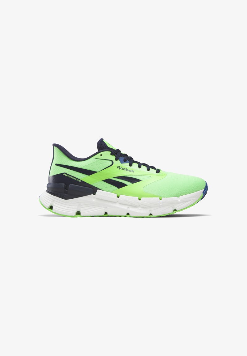 Reebok Chaussures de running sur route - solar lime vector navy twilight blue