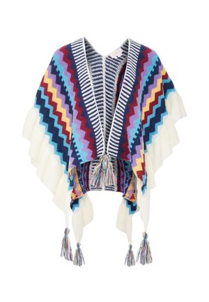 PONCHO - Viitta - lila mehrfarbig