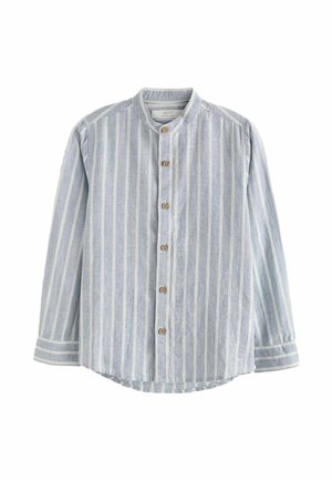 GRANDAD COLLAR LONG SLEEVE STANDARD - Skjorta - grey stripe
