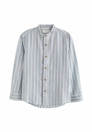 Next GRANDAD COLLAR STANDARD - Overhemd - grey stripe