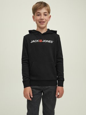 Jack & Jones Junior JJECORP OLD LOGO - Hoodie - black