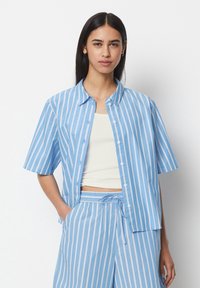 Marc O'Polo DENIM Nööpidega pluus - medium blue multi