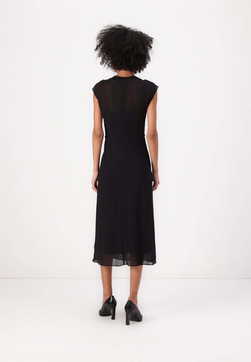 sweater midi wrap dress Petal and Pup Women's Nova Wrap Knit Midi Dress