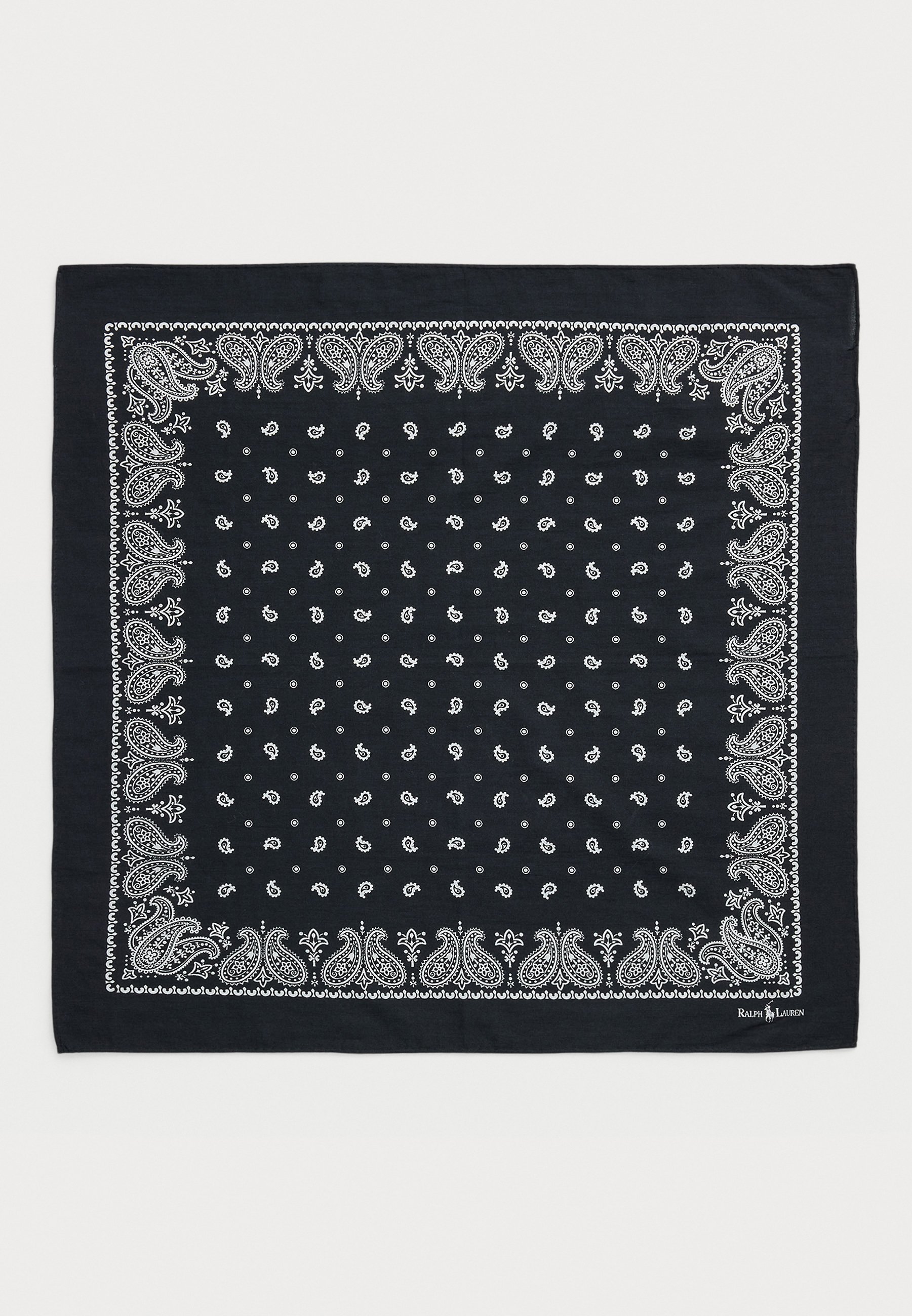 Polo Ralph Lauren ICON BANDANA SCARF SQUARE Foulard black/blue