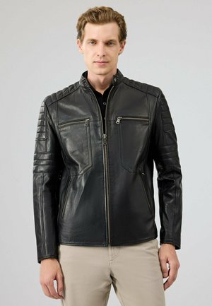 Veste en cuir - black