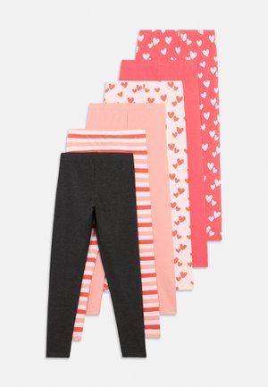 Friboo 6 PACK - Leggings - pink/red