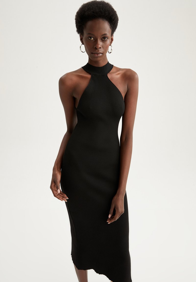 Damen Kleider | DeFacto FITTED Etuikleidblack/schwarz - PY03456 Damen Kleider | DeFacto FITTED Etuikleidblack/schwarz - PY03456