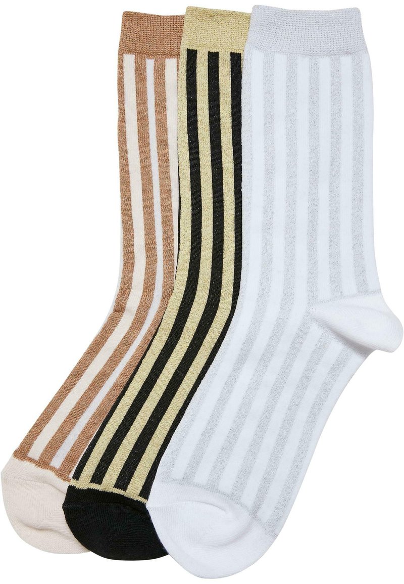 Urban Classics - 3-PACK - Socken - black whitesand white, Vergrößern