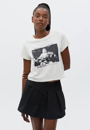 SHORT SLEEVE KURT COBAIN - Printtipaita - mottled light brown