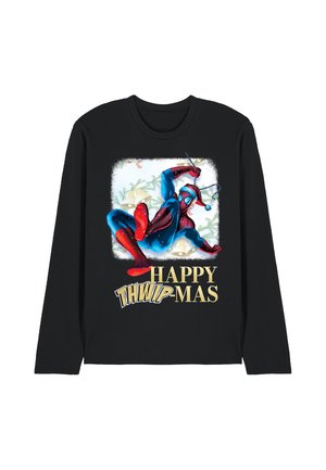 Marvel, SPIDERMAN HAPPY THWIPMAS CHRISTMAS WINDOW - Long sleeved top - black