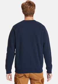 Timberland BRUSHED BACK CREW - Felpa - dark sapphire
