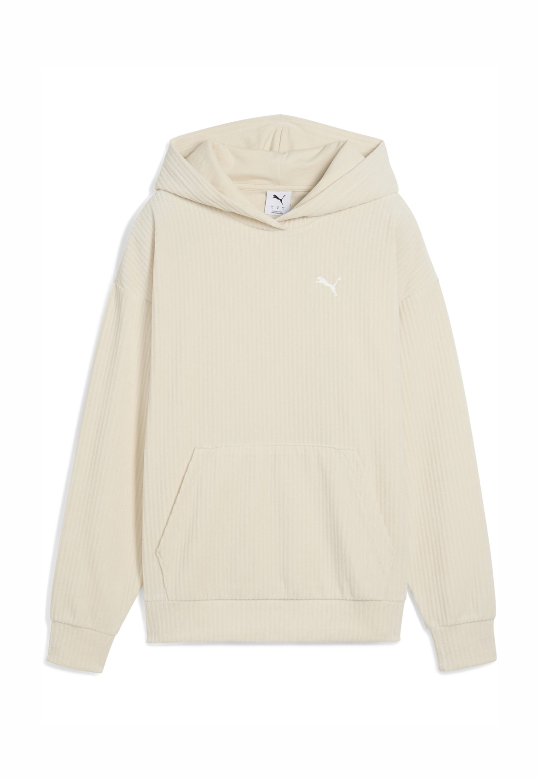 Puma ESSENTIALS ELEVATED COMFORT - Mikina s kapucí - alpine snow