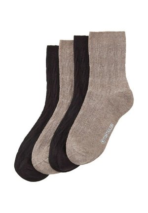 4ER-PACK - Socken - black