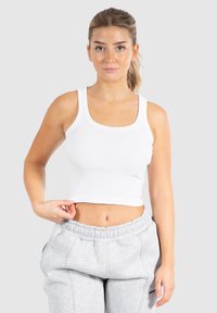 Smilodox CROP MYRANA - Top - weiß