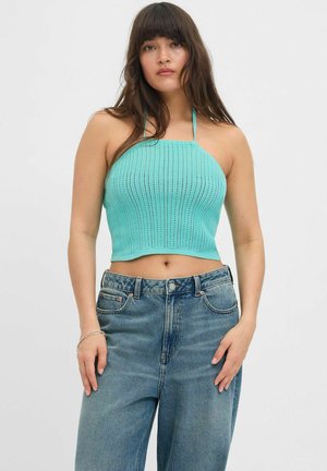 JXZOELLA HALTERNECK - Top - aqua sky
