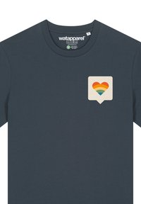 watapparel VON HERZEN - T-shirt print - india ink grey