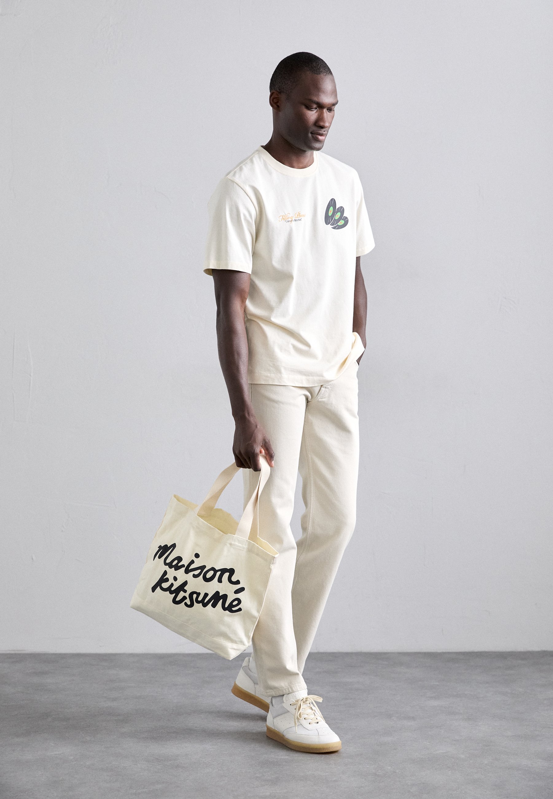 Maison Kitsuné MAISON KITSUNE HANDWRITING TOTE - Tote bag Maison Kitsuné MAISON KITSUNE HANDWRITING TOTE - Tote bag