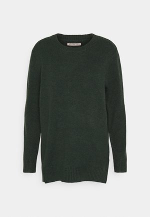 LONG LINE JUMPER - Jumper - dark green