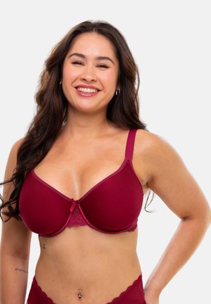 LUCY - Bügel BH - bordeaux