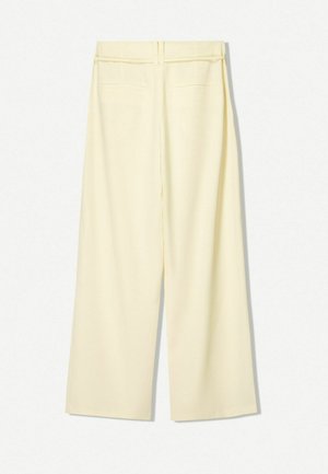 Bershka Stoffhose - yellow