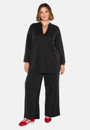 Live Unlimited London CUPRO - Trousers - black