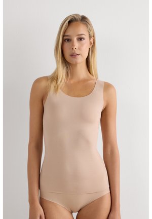 Intimissimi ROUND NECK AND RAW CUT - Unterhemd/-shirt - nude