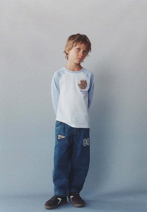 Mango Kids, BABY - Kalhoty - mittelblau