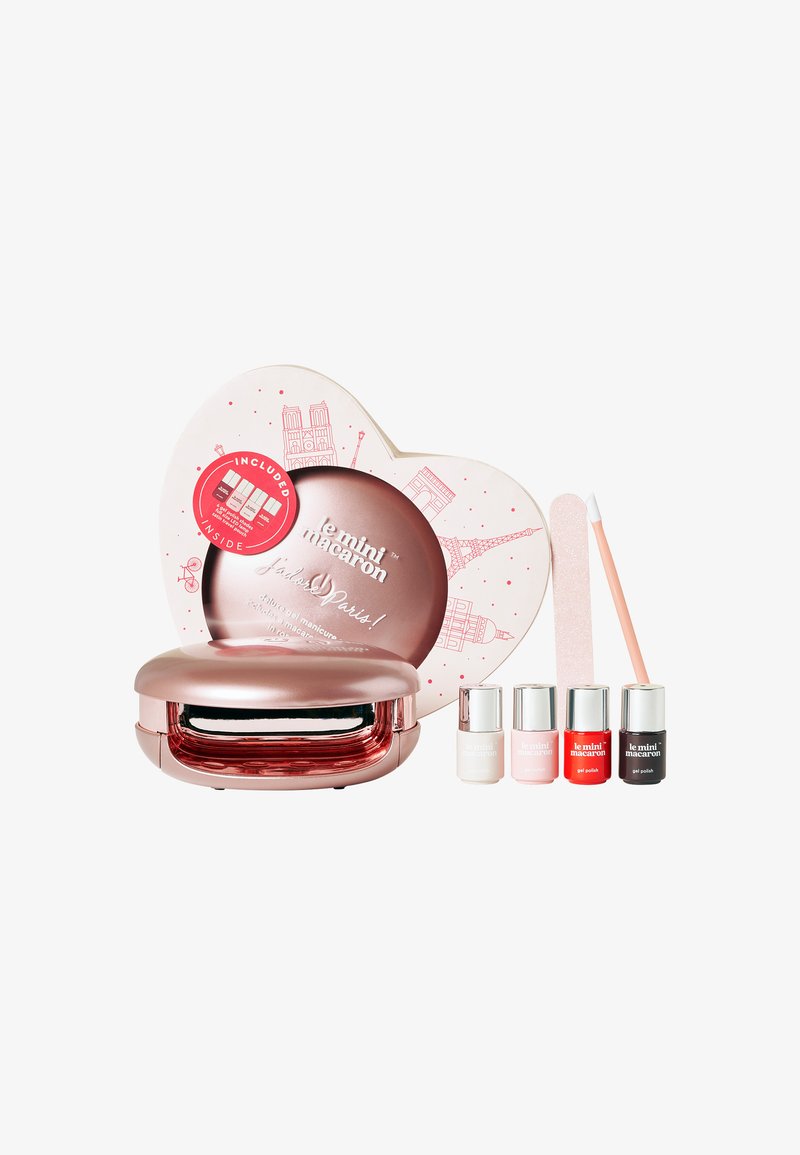 Le Mini Macaron - "J'ADORE PARIS" - DELUXE GEL MANICURE SET - Nagelverzorgingsset, Vergroten