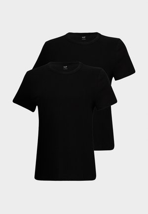 V CREW 2 PACK - Základné tričko - black