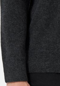 CASH-MERE LANGARM - Poloshirt - dunkel anthrazit