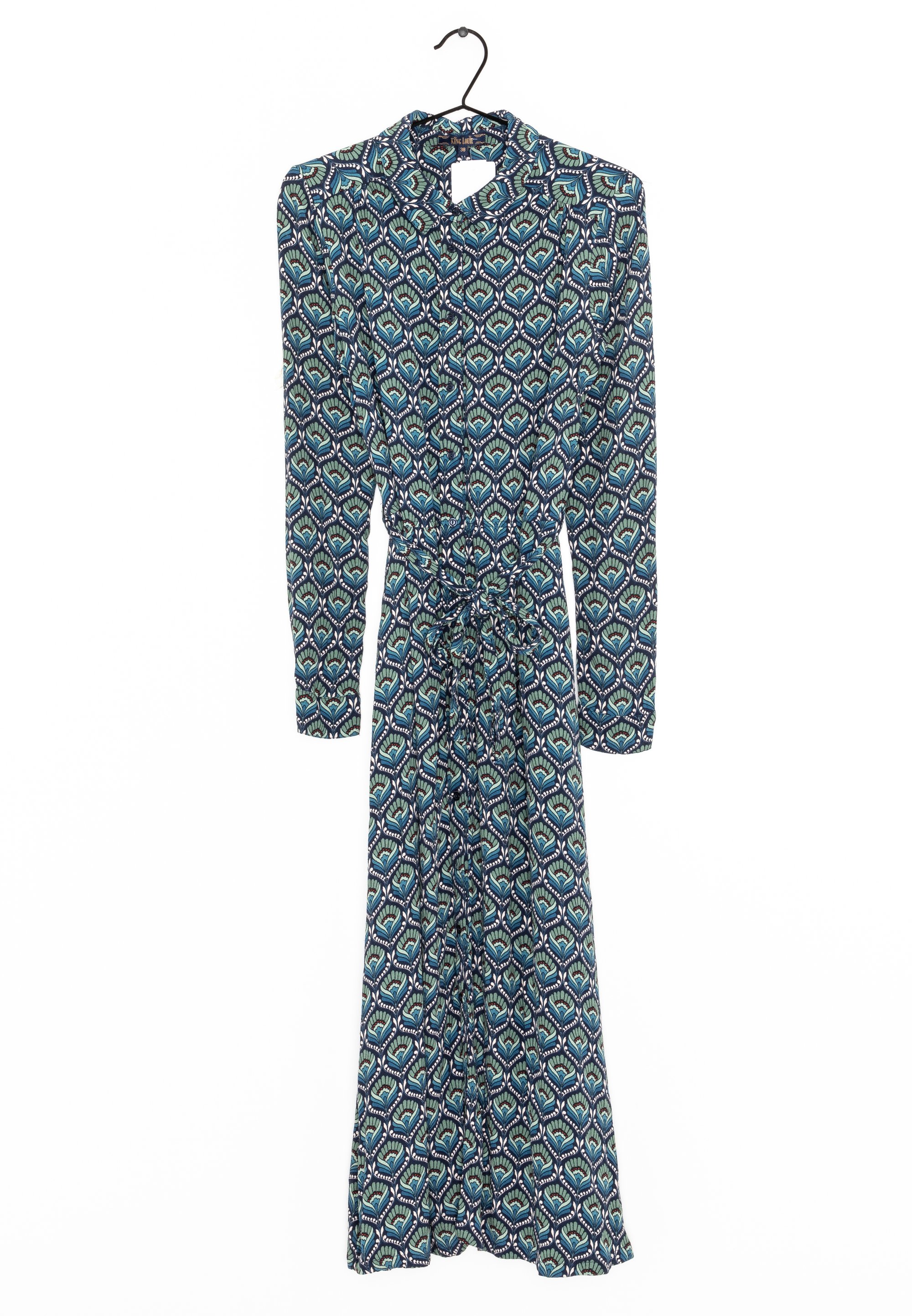 King Louie Maxi dress - blue - (Pre-owned) - Zalando.ie