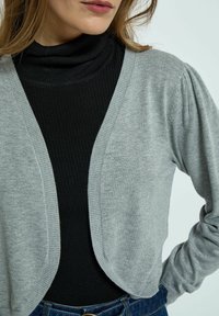 PEPPERCORN PUFF SLEEVE - Kardiganas - light grey melange