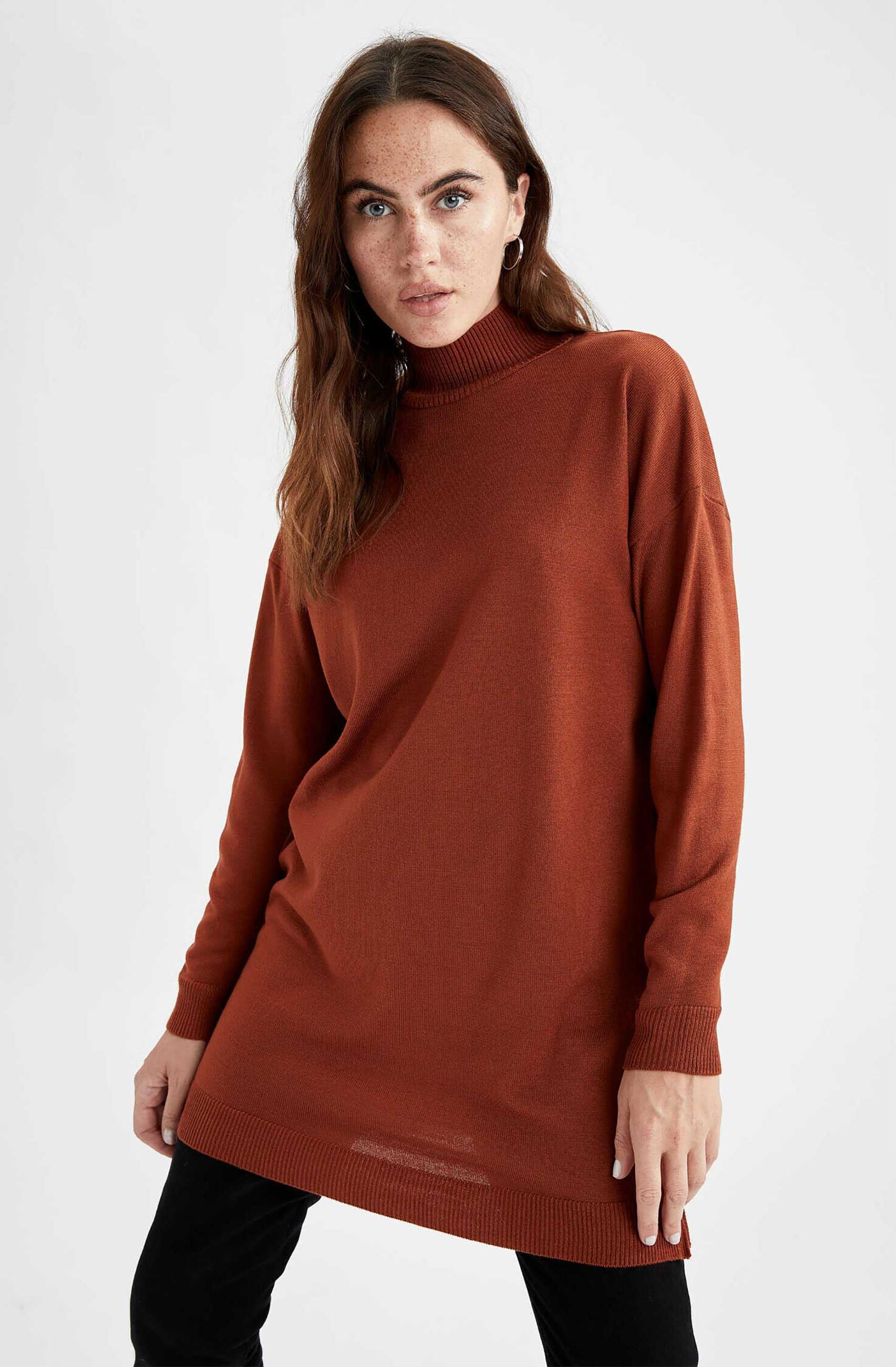 DeFacto REGULAR FIT - Maglione - beige/arancione screziato - Zalando.it