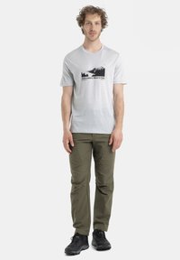 icebreaker MERINO 150 LIGHT WEIGHT TECH LITE II GRAPHIC - T-shirts print - LIGHT GREY