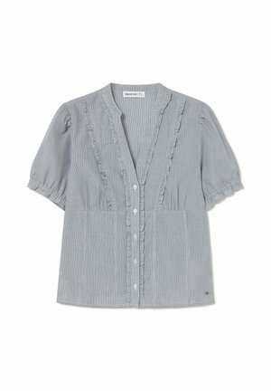 Brownie, BLUSA ROMÁNTICA RAYAS - Blusa - azul