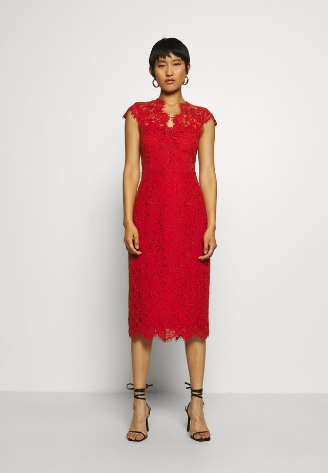 SHIFT DRESS MIDI - Robe de soirée - pumkin